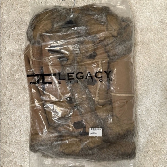 Jordan Craig Tan Faux Fur Trim Kids Coat Desert Fox Sz 6 NWT - Picture 2 of 6